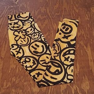 Niyama Sol Resoluna Happy Leggings Hot Yoga Pilates pant SzSmall EUC Full Length